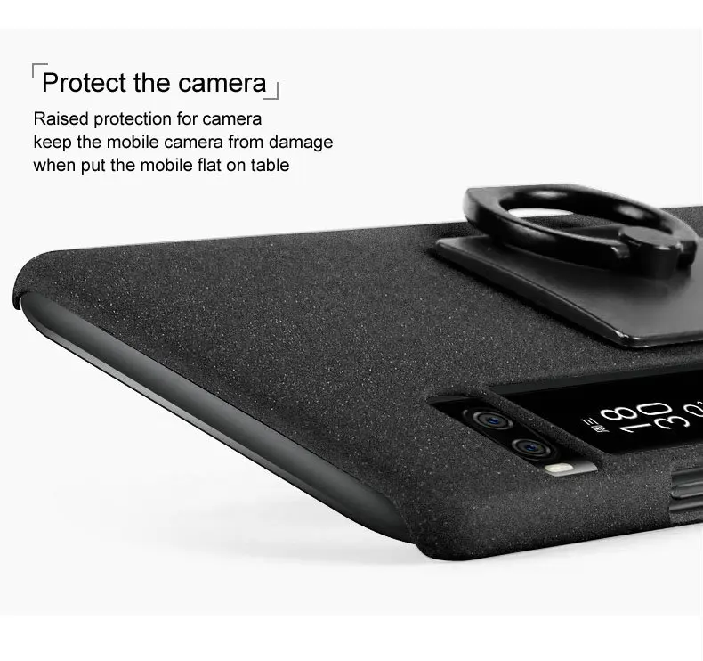 Imak матовый ковбой зыбучие пески жесткий чехол для Meizu Pro 7 Plus pro7plus (5.7 дюйма) телефон