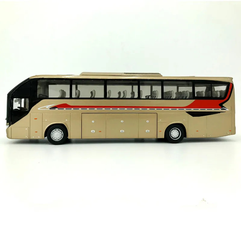 Коллекционная модель из сплава подарок масштаб 1:36 Foton BJ6122U8BKB двухслойный