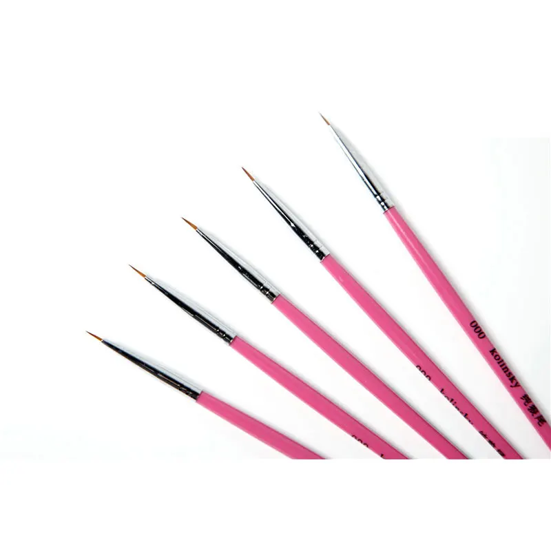NAILWIND 5 шт./лот Кисть для ногтей акриловый УФ гель краска рисования ручка кисть