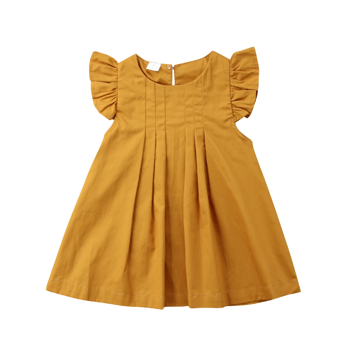 

Infant Baby Girls Kids Clothes Dress Summer Flutter Short Sleeve Brief Casual Cute Party Dresses Girl 0-3T
