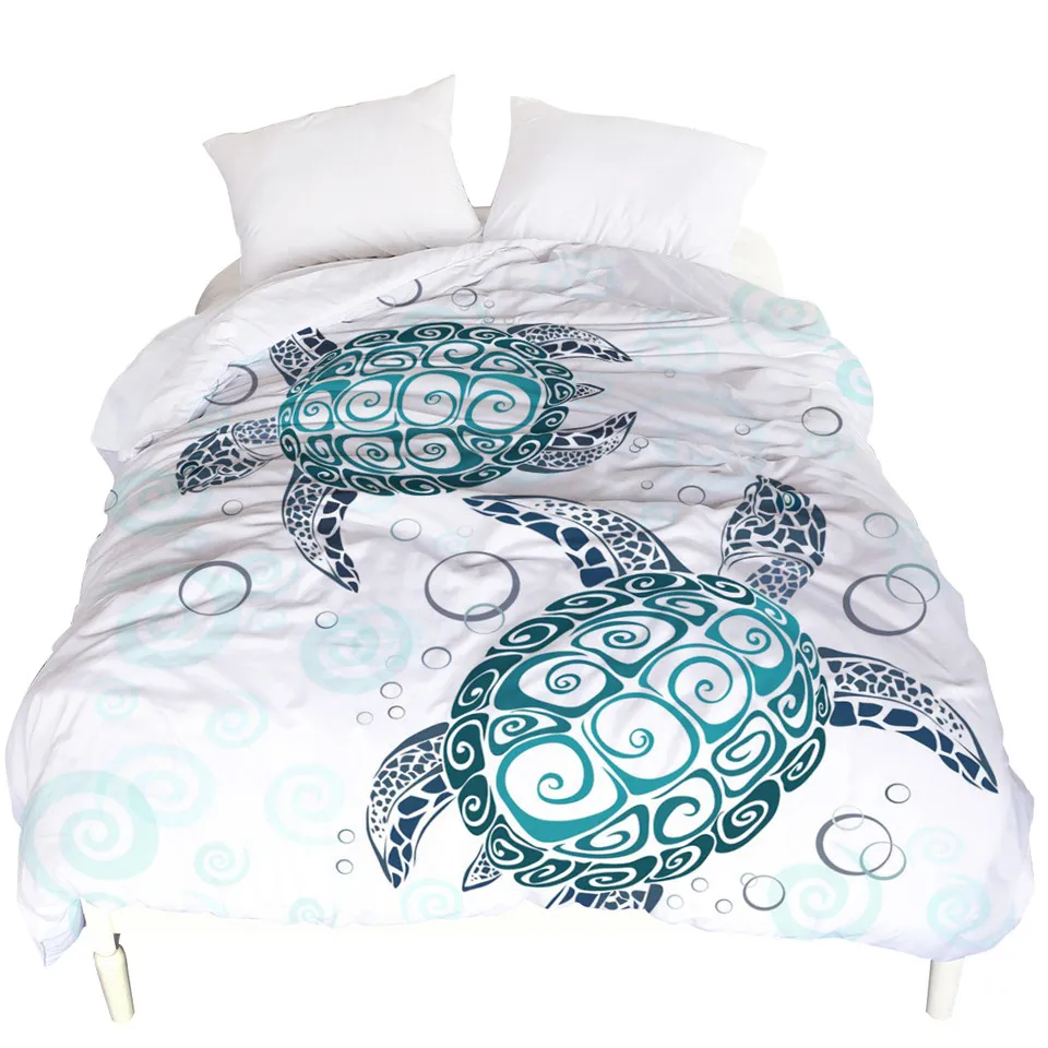 Постельные принадлежности Outlet Черепашки пододеяльник Король черепаха одеяло
