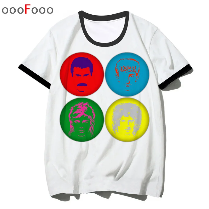 1405 Freddie Mercury футболка The queen Band rock Футболка мужская хип-хоп повседневные футболки Harajuku мужские/wo мужские топы футболки уличная одежда - Цвет: 1405