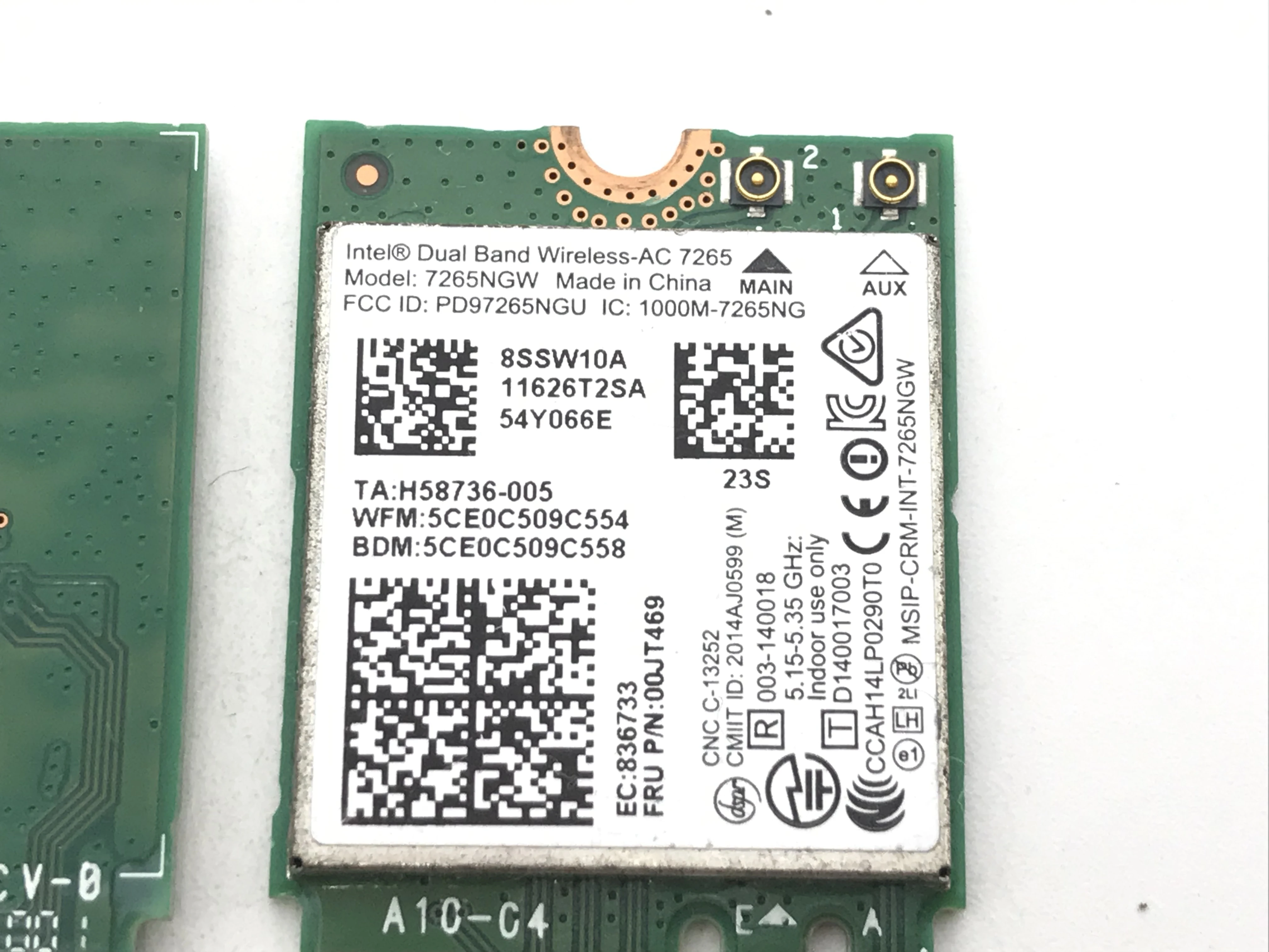 Двухдиапазонная беспроводная сетевая карта AC Wifi Bluetooth для Intel 7265 04X6030 00JT469 Lenovo ThinkPad