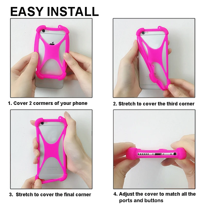 

5.5 inch Cover Universal Silicone TPU Rubber Bumper Cell Phone Case For Cubot R15 6.26 inch Funda Phone Case
