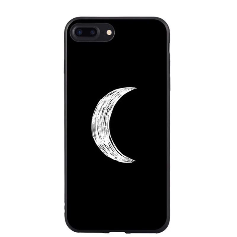 Черный силиконовый чехол для Capinha Para iphone 6s x 5s Se 8 plus Мягкий из ТПУ Fundas 7 Plus |