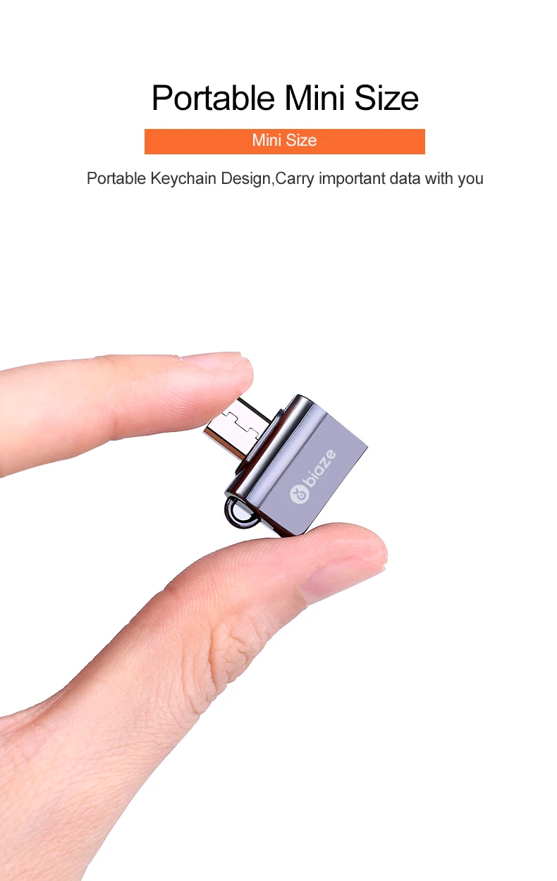 Адаптер Biaze OTG Micro USB в USB кабель конвертер адаптер Micro USB в USB 2,0 для samsung Xiaomi Android телефон для флеш-накопителя