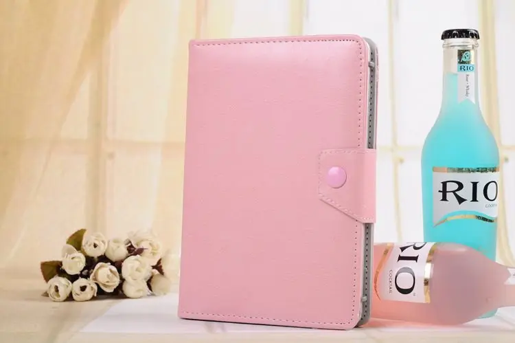 7inch pink Чехол из искусственной кожи чехол-подставка для ASUS Google Nexus 7 для Texet X-pad RAPID 7,1 4G TM-7879 7,0 дюймов универсальный планшет на Android KF243 - Цвет: 7inch pink