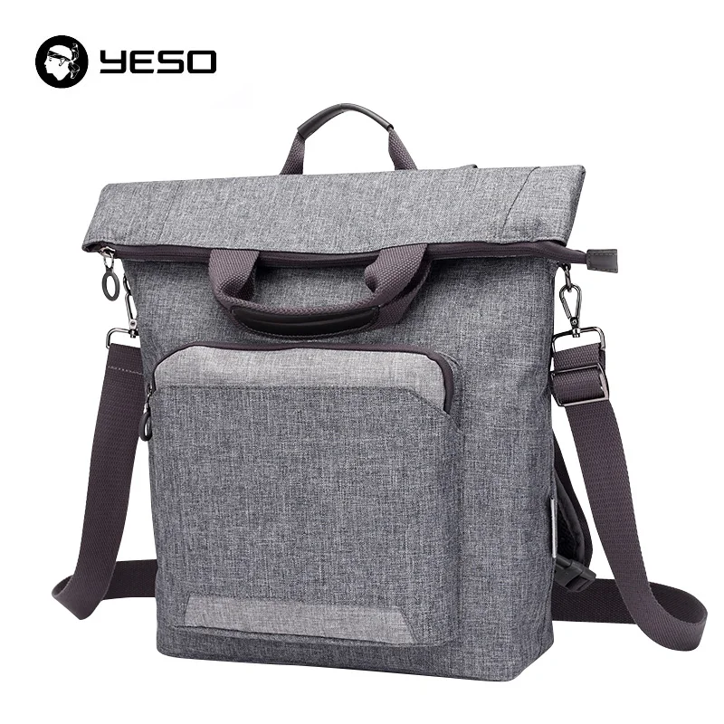 YESO New Desgin School Backpack for Teenagers Grey Polyester Casual Bags For Women Men Travel Fashion Unisex Preppy Bag | Багаж и сумки