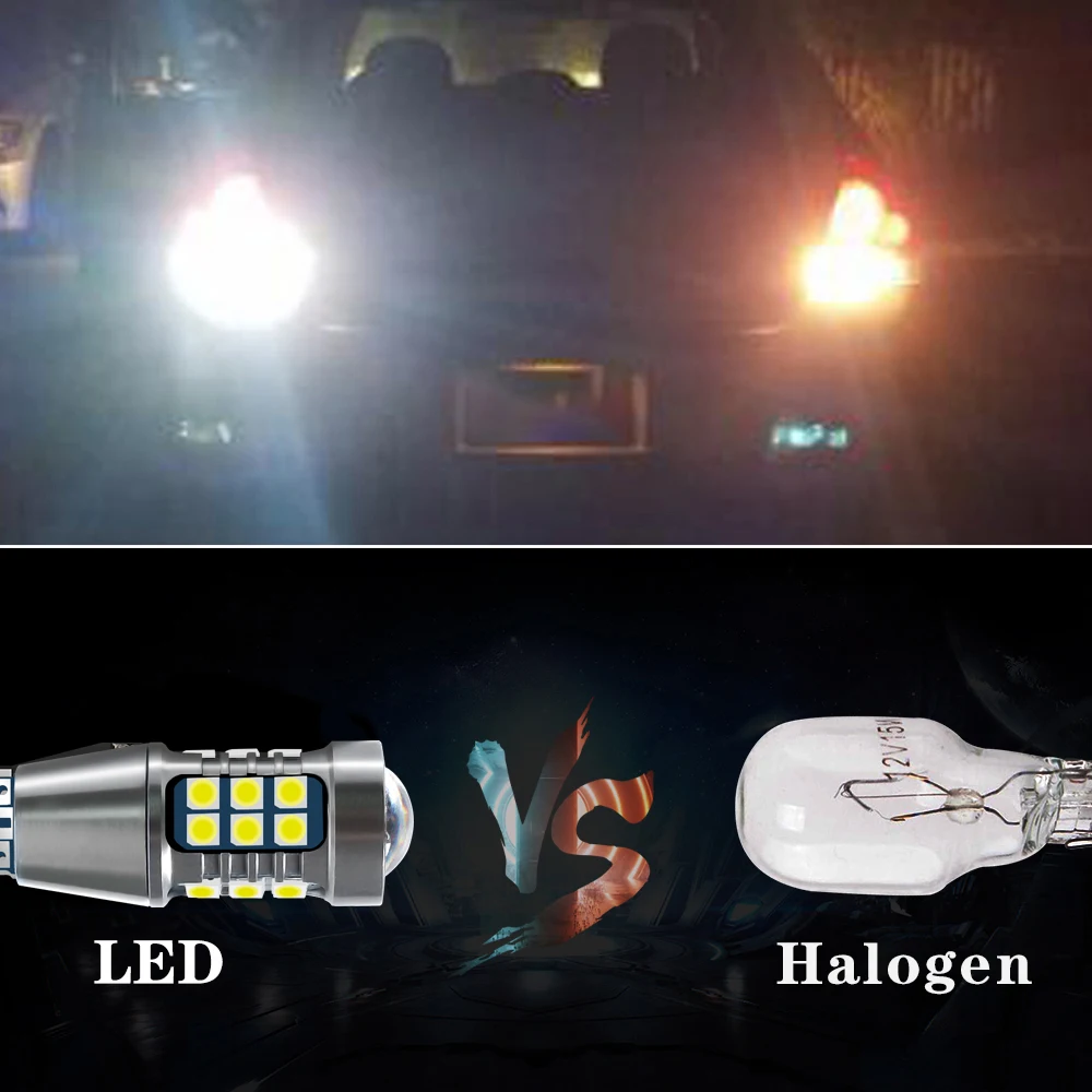 2Pcs T15 LED Canbus 921 W16W Auto Bulb Car Backup Reverse Lights For Audi A4 B8 B6 A3 8P RS5 A6 C5 C6 C7 A7 A8 Q5 Q7 S4 S5 S6 TT |