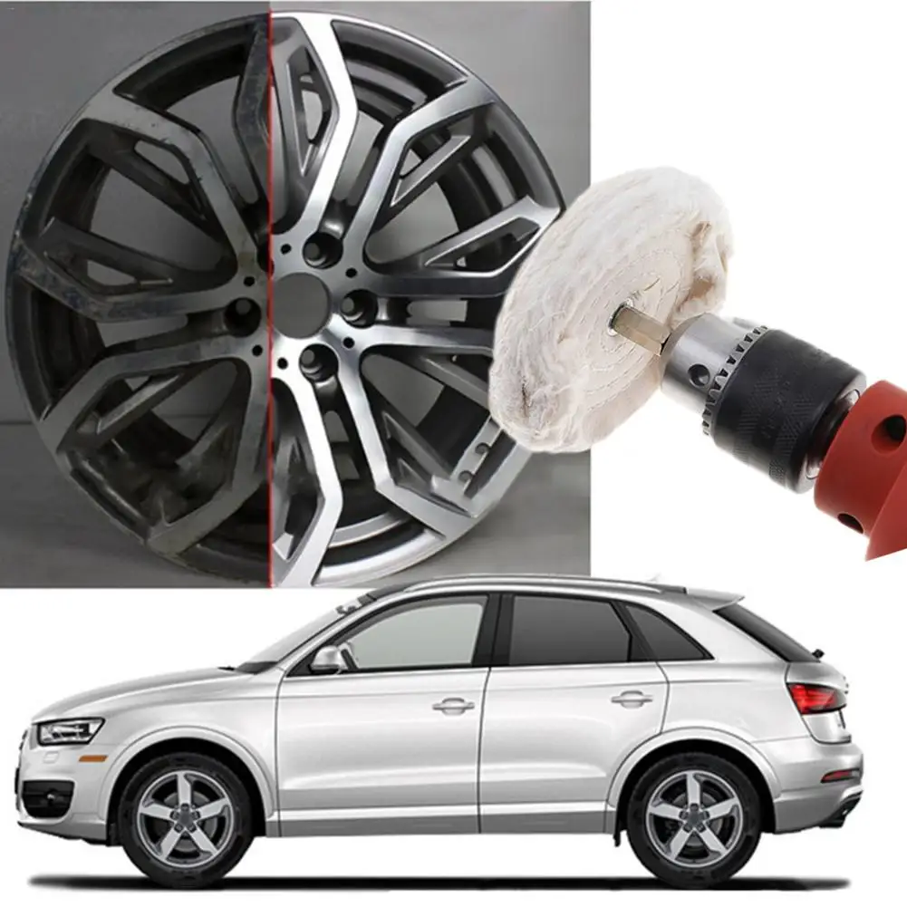 3&quot75MM White Cloth Buffing Wheel Mirror Polishing Grinder For Jewelry Wood Metal Abrasive Tool | Автомобили и мотоциклы