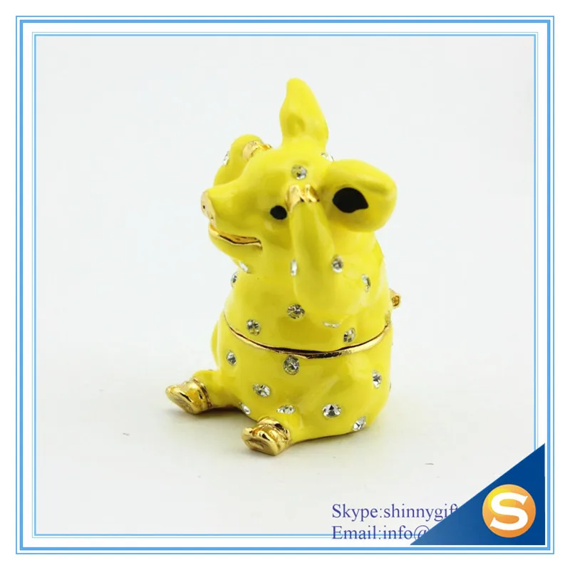 Оптовые продажи милый поросенок в форме китайской фабрики кокет box_jewelry box для