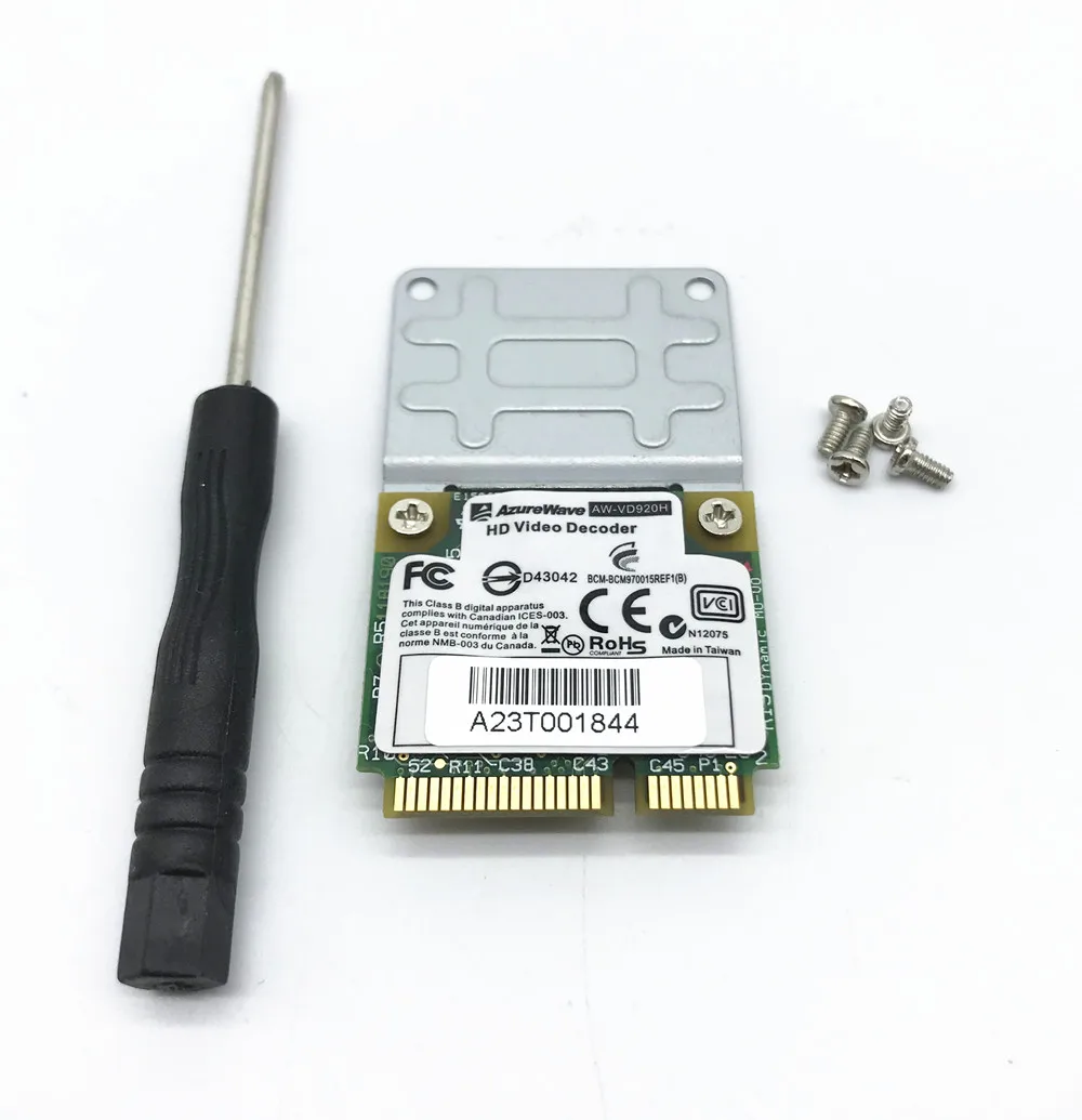 5 шт./компл. Новый Broadcom BCM970015 70015 Crystal HD видеодекодер мини PCI E адаптер 1080p AW VD920H|3G