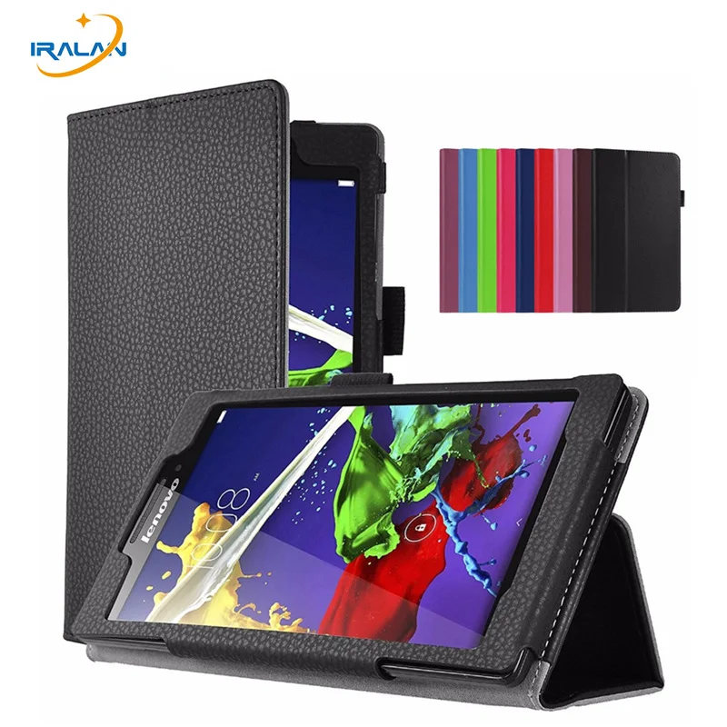 Защитный чехол книжка с подставкой для Lenovo Tab 3 8 TB3 850F 850M ПУ кожа + экран ручка