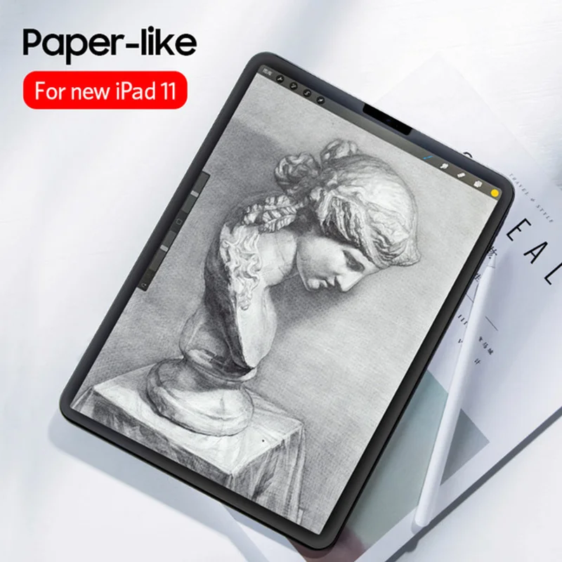 Benks профессиональная живопись пленка для iPad pro 12,9/11/10,5 бумага похожа на экран из закаленного стекла для iPad 9,7 анти-ослепленная матовая для домашних животных - Цвет: New iPad 11inch