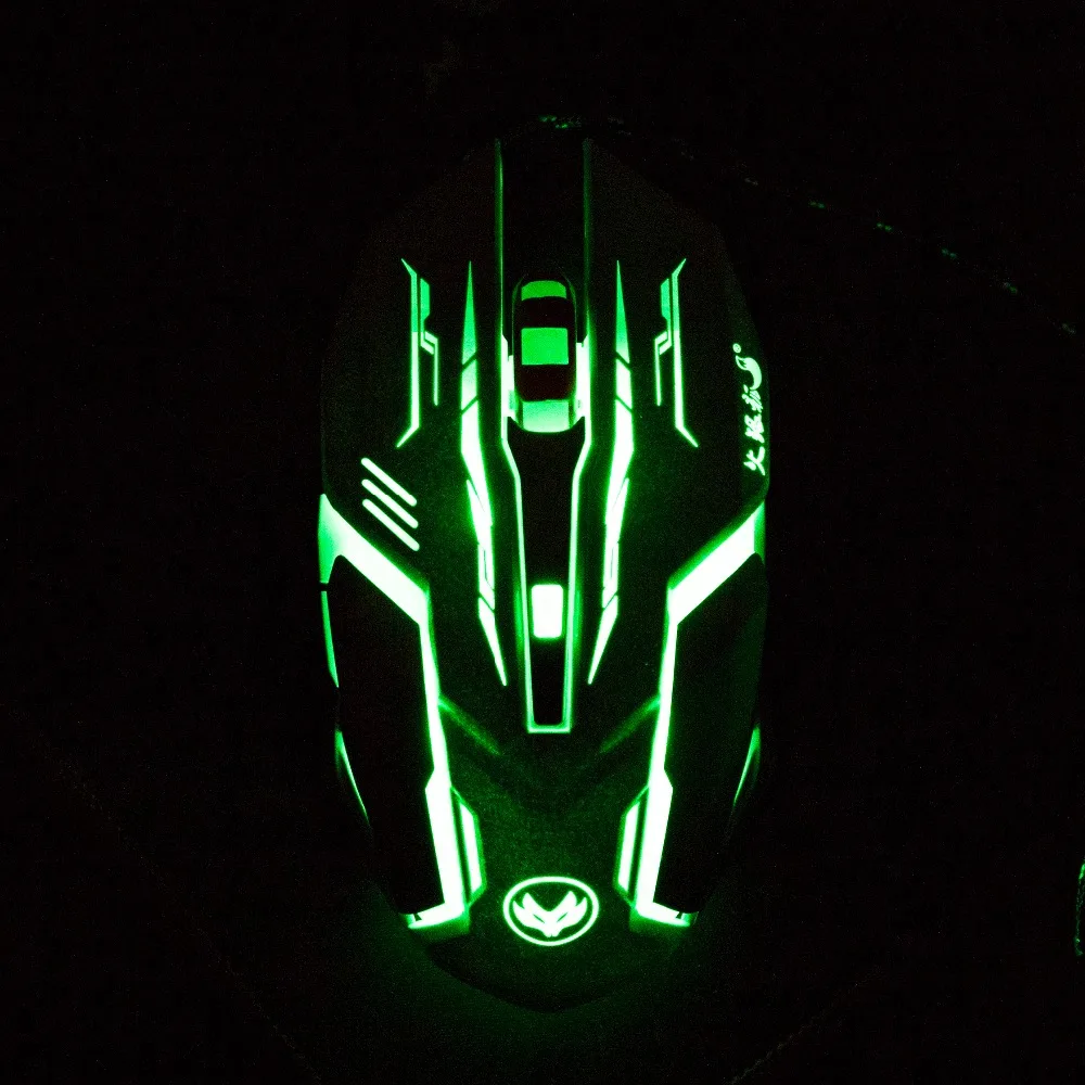 Личность любителей игры Мышь светодио дный оптический 6D USB проводной игровой