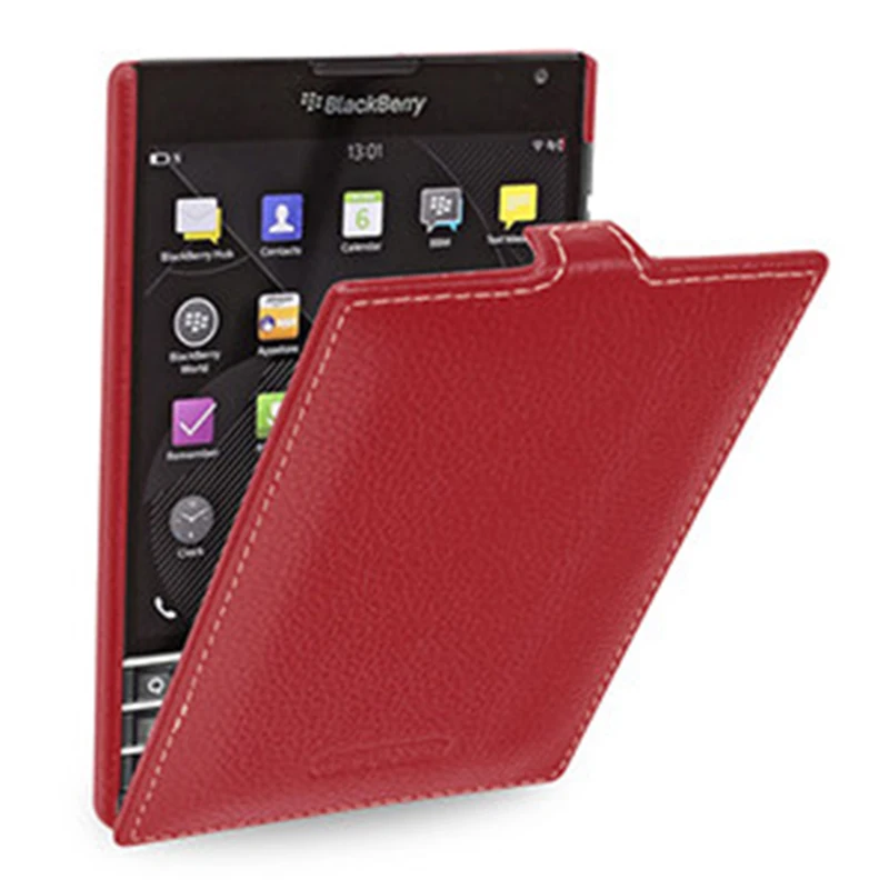 up down business flip phone parts accessories luxury real leather case fashion brand bag cover for blackberry passport q30 4 5 free global shipping