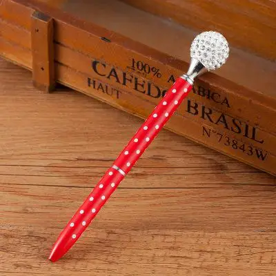 Jonvon Satone 20Pcs Multi Colored Large Drill Ball Pen High-grade Diamond Pens Metal Pen Student Gift Stationery School Supplies - Цвет: 20pcs