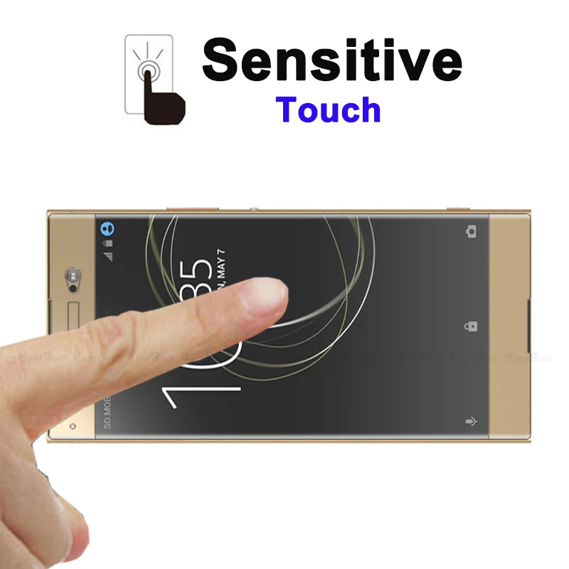 Защитное стекло закаленное 3D для Sony Xperia Xa1 Plus | Мобильные телефоны и аксессуары