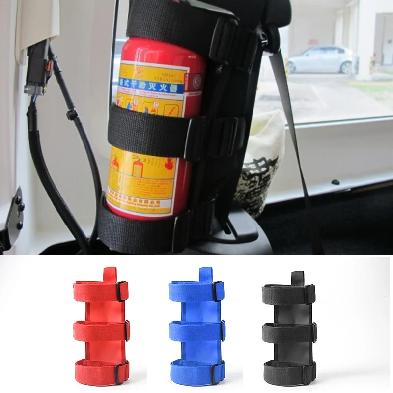 1 Extinguisher Belt SHINEKA, тканевая сумка для Jeep Wrangler JL, холщовая Боковая дверь, анти-рулон, сумка для хранения для Jeep Wrangler JL - Название цвета: 1 Extinguisher Belt
