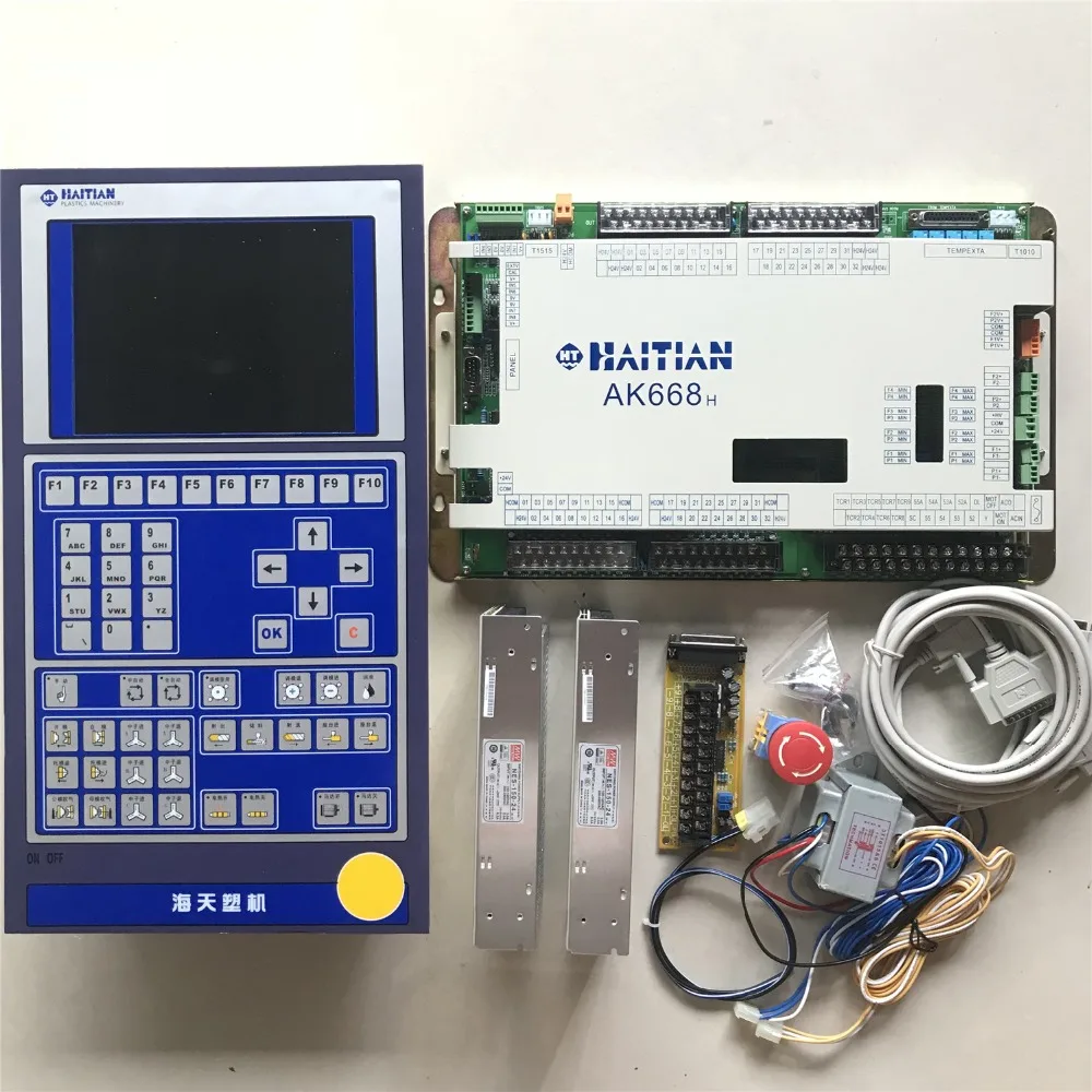 Haiитянский AK668 с 8 4 дюймовым цветным HMI система управления техникой полный