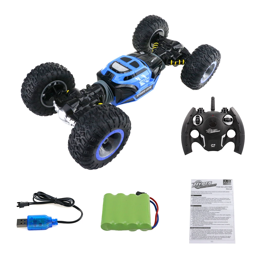 JJR/C JJRC UD2169A 2 4G 1:16 Радиоуправляемый автомобиль полноприводный двухсторонний