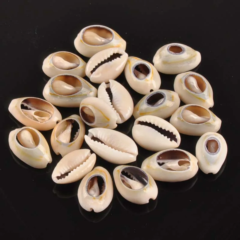 Кремово-белые бусины из натуральной раковины для изготовления ювелирных изделий