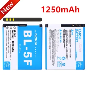 Аккумулятор большой емкости для Nokia 6290E65N93i6210N966210S6710NN95, 1250 мАч, аккумулятор высокой емкости для NokiaE65N93iN96S