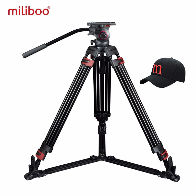 

Miliboo MTT609A Профессиональный сверхмощный штатив с гидравлической головкой шаровой камеры для видеокамеры/DSLR Штатив для видео нагрузка 15 кг ма...