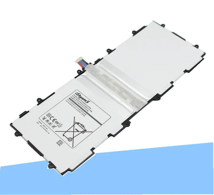 ISkyamS 10 шт./лот 6800 мАч T4500E / T4500C Сменный аккумулятор для Samsung Galaxy Tab Tablet 3 1 P5200 P5210 P5220