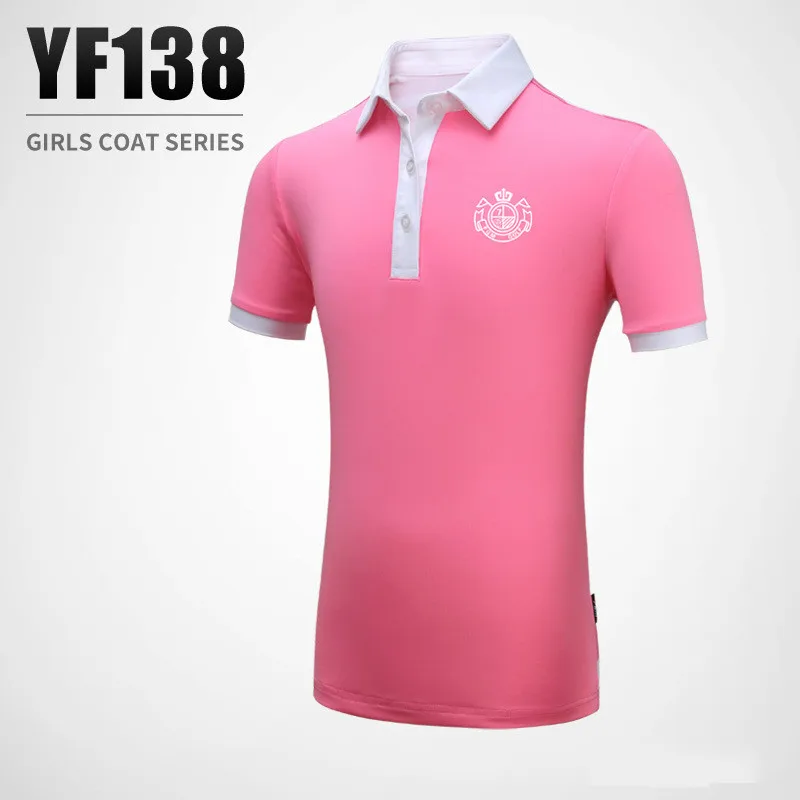 

PGM Golf Costume Girl Short Sleeved Short Skirt Breathable Sweaty Sport Dress Size M-XXL