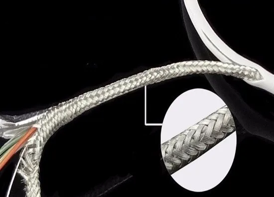 100 шт./лот белый 1 м 3 фута OD3.0 144 Плетеный цельный 8pin к USB зарядному кабелю для iPhone7 6 6s