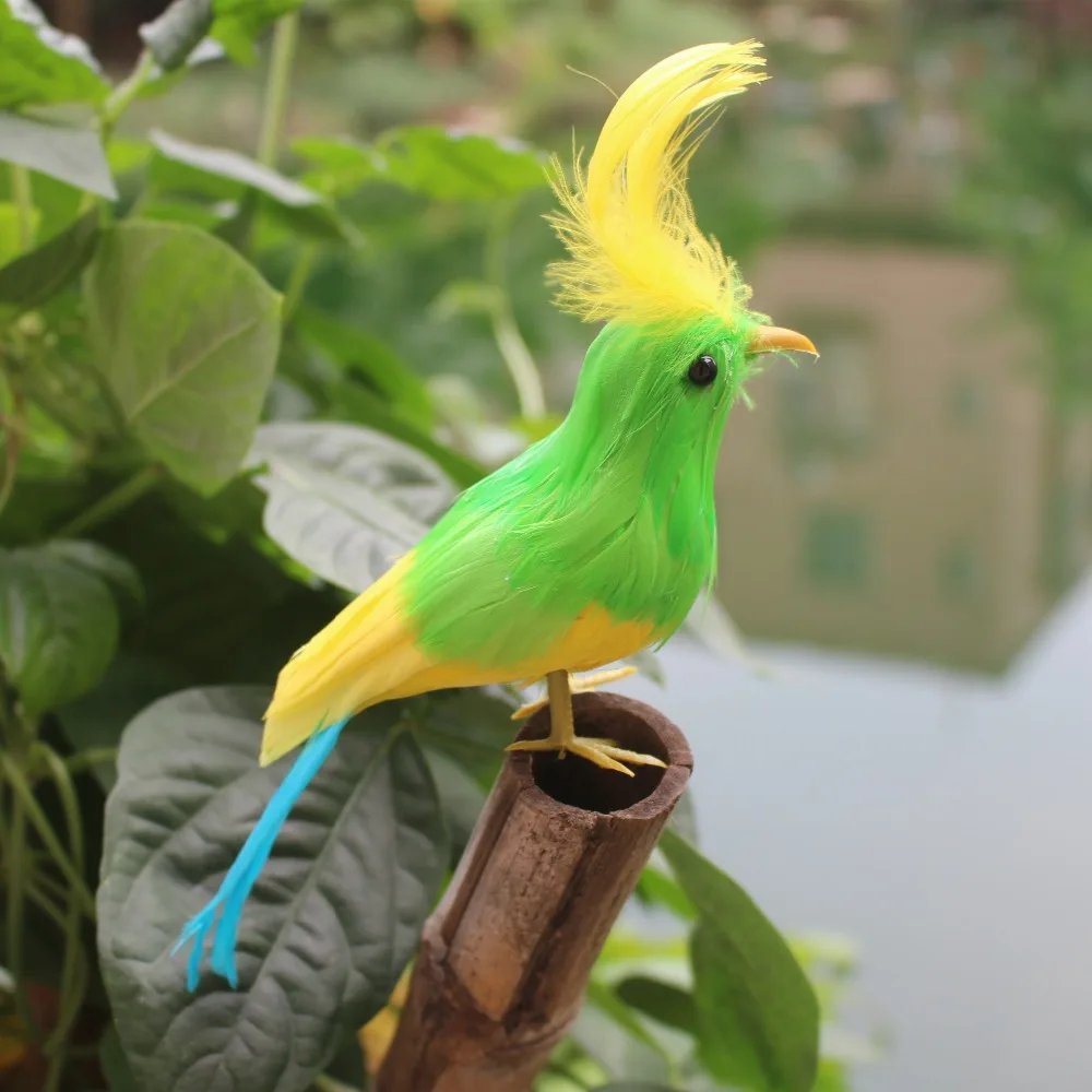 15 Стиль Маленькие искусственные Декор для дома птица двор Садовые