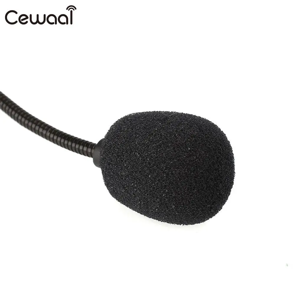 Cewaal 3.5mm Wired Headworn Microphone Microfono MIC For Voice Amplifier Loudspeaker Speaker Speech | Электроника