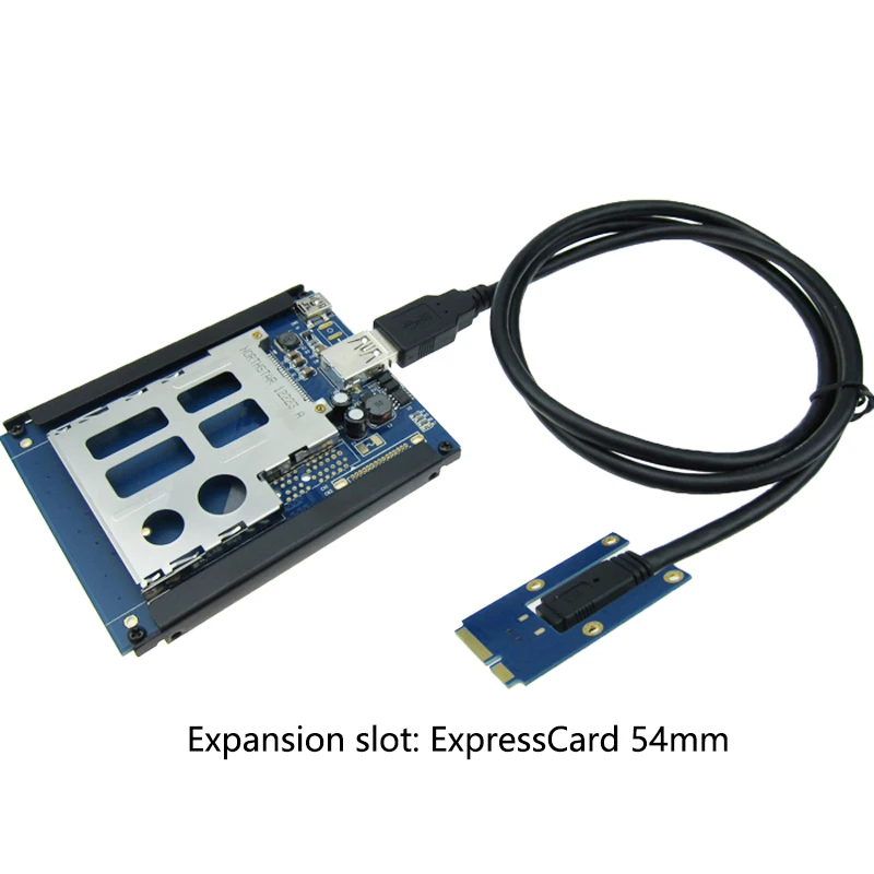 Размер Mini PCIe USB 2 0 на ExpressCard 54 / 34 слот адаптер PCI express mini Card To Express конвертер |