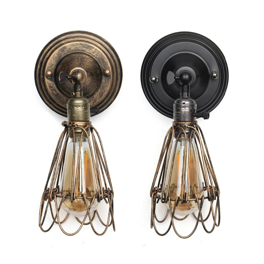 Винтажный потолочный светильник в стиле ретро промышленный подвесной