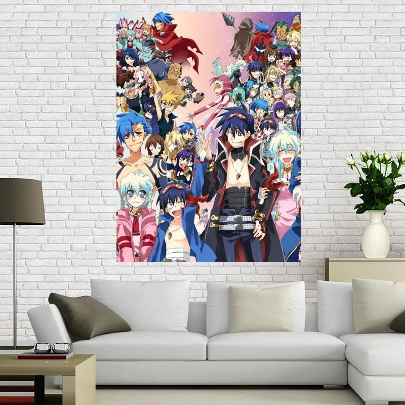 Новый стиль Gurren Lagann &quotИзготовленный На Заказ Шелковый Холст 27X40cm 30x45 см DIY плакат