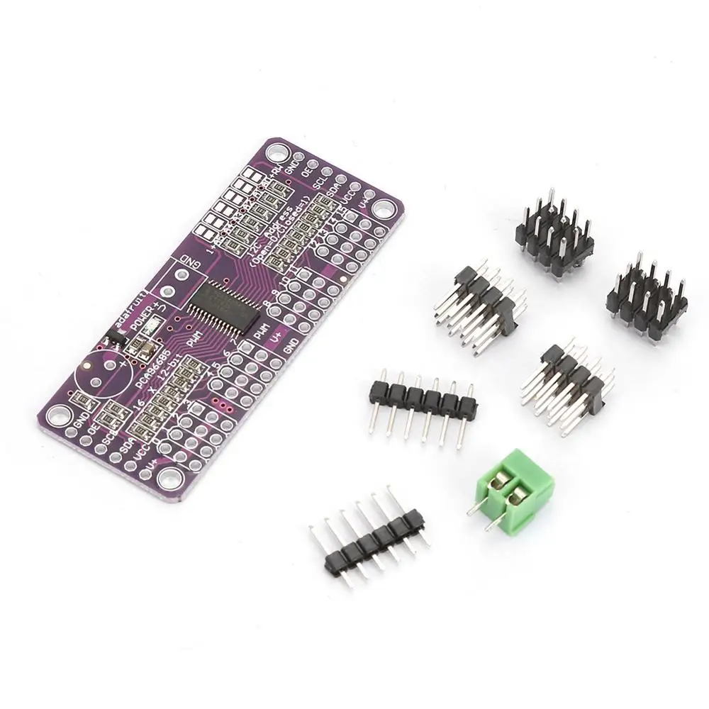 PCA9685 PWM контроллер сервопривод 16 Channel 12 bit I2C интерфейс подходит для Arduino