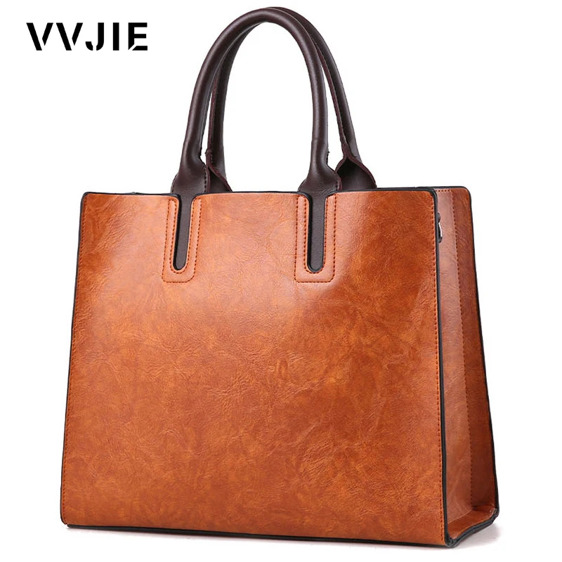 Vvjie Винтаж Для женщин кожа Сумки сумка SAC основной Роскошные Tote известные бренды