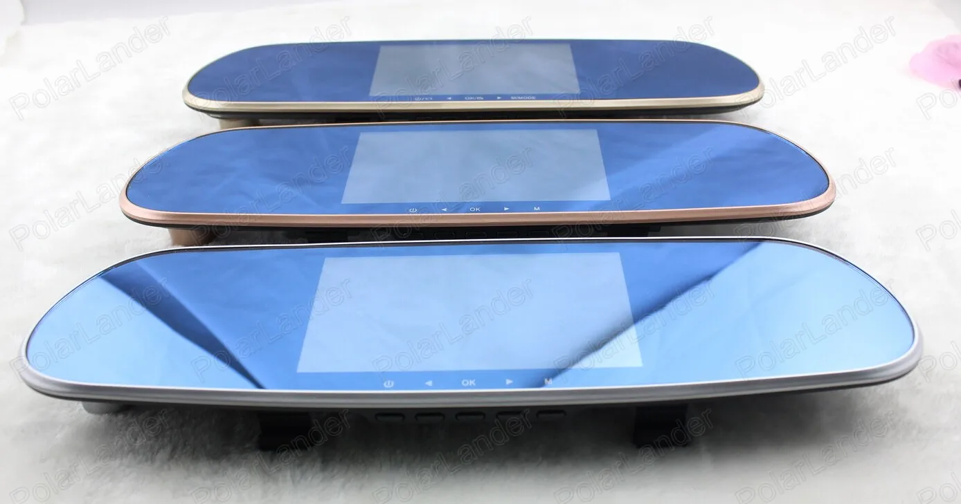 

1080P Car Camera Rearview Mirror Car DVR 5 inch dual-lens mirror For Free Shipping