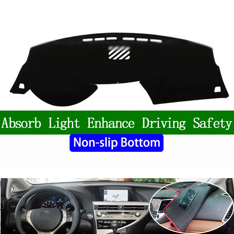 

Наклейки на приборную панель lexus RX270 RX350 RX450 2009 2010 2011 2012 2013 2014, нескользящее дно, аксессуары для интерьера автомобиля
