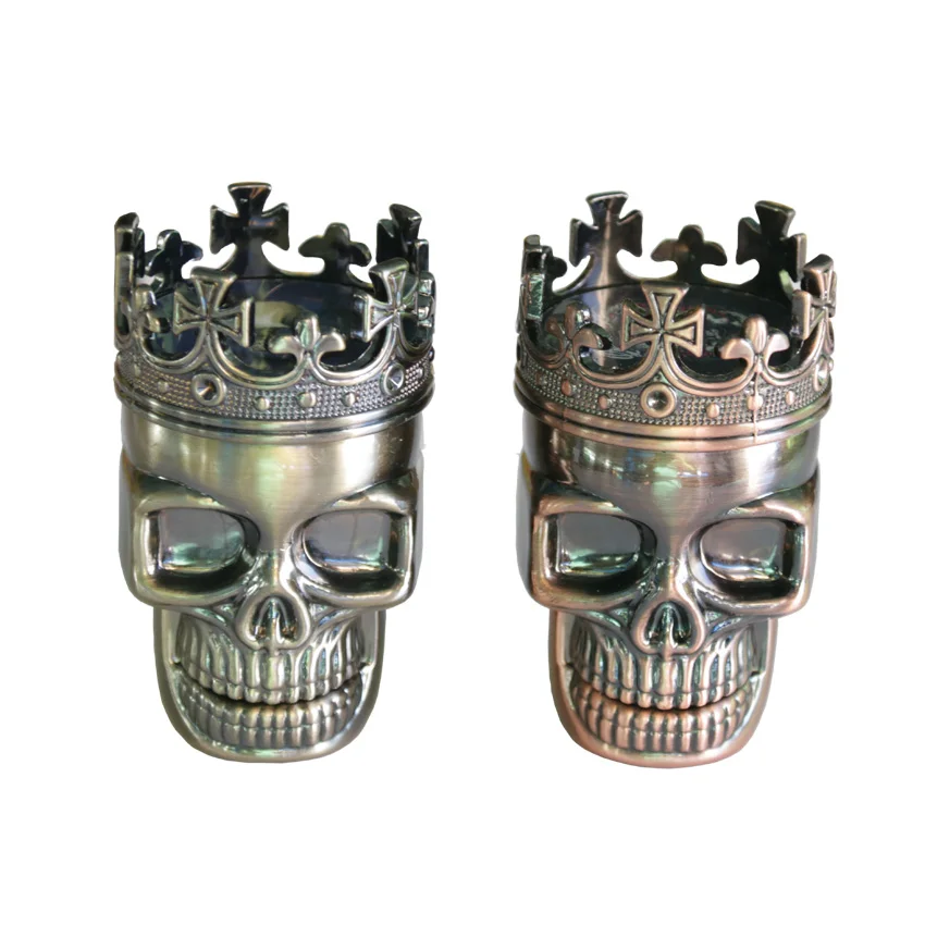 1 шт. креативный травяной Точильщик King Skull 3 части инструмент для завальцовки