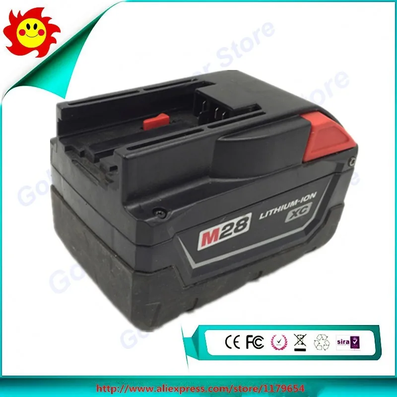 Бесплатная доставка Milwaukee M28 28v 3000 mAh/3.0Ah литий-ионный Электроинструмент