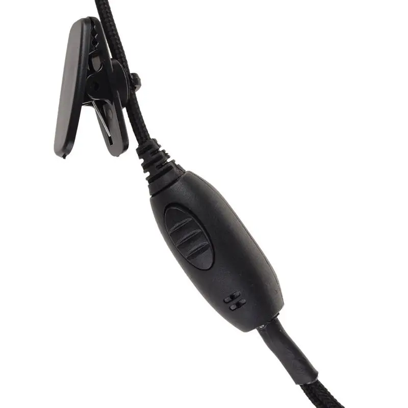 2 Pin шумоподавляющая гарнитура наушники с Ptt микрофоном для Walkie Talkie Kenwood Puxing Wouxun