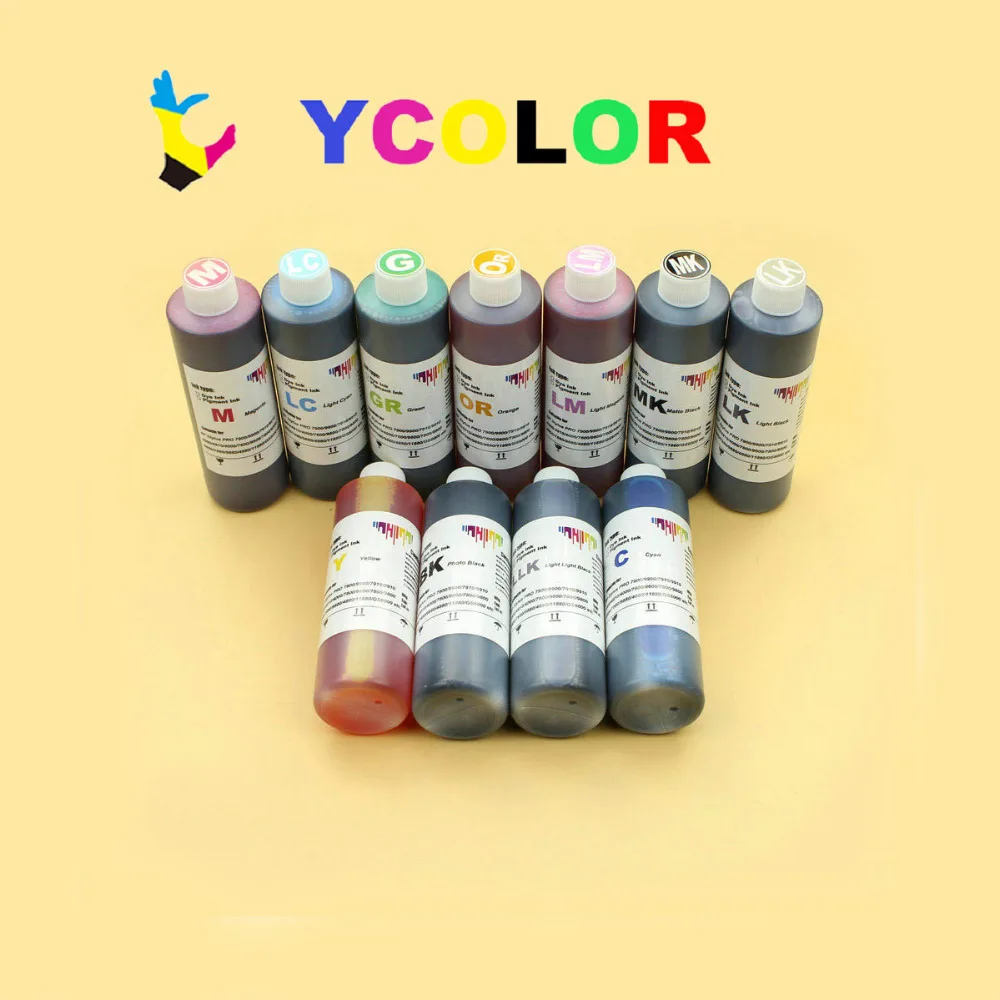 Красящие чернила 250 мл для принтера Epson Stylus Pro 4900 4910 7900 9900 7910 9910|Наборы заправки