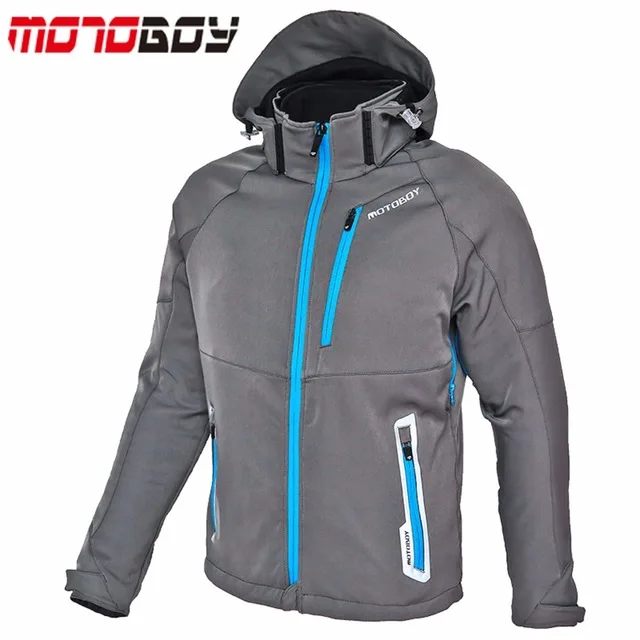Мотоциклетная зимняя куртка MOTOBOY с теплой подкладкой толстовка капюшоном для