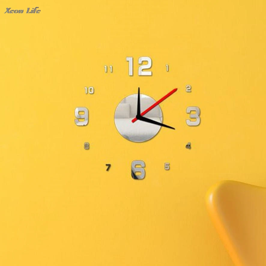 Хит продаж 2017 современные настенные часы &quotсделай сам&quot 3D наклейка на