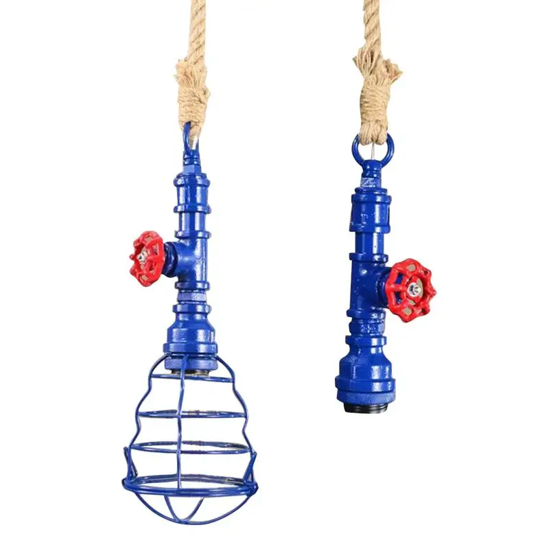 2 шт. креативный подвесной светильник с железной трубкой в промышленном стиле