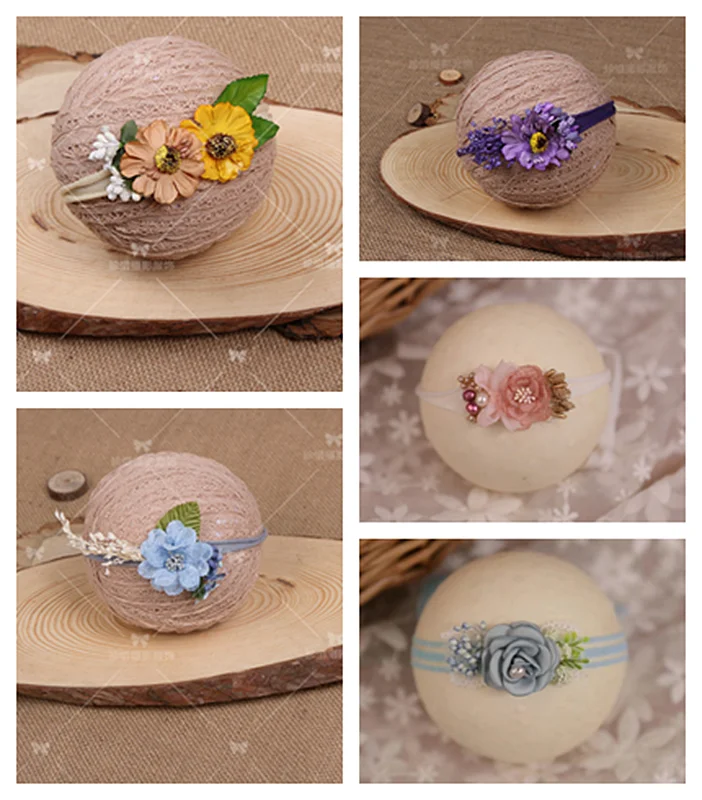 Newborn photography props studio photo headdress newborn hair band | Детская одежда и обувь