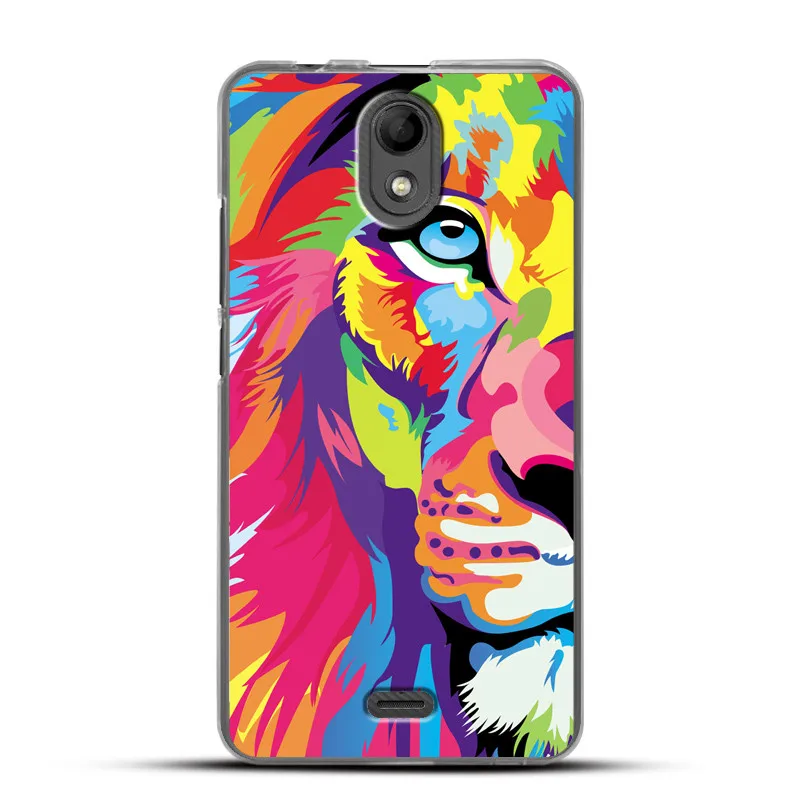 Чехол для Wiko Kenny силиконовый мягкий ТПУ чехол модный дизайн художественный