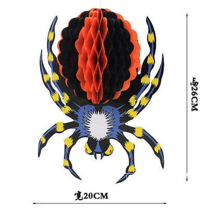 Новинка Хэллоуин подвесной фонарь летучая мышь паук форма призрака бумажное